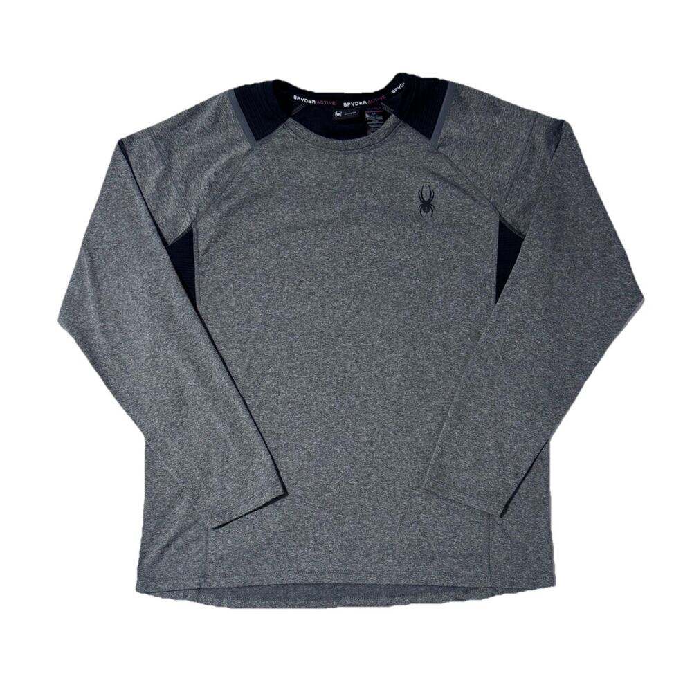 Spyder Active Men’s Sweatshirt Long Sleeve Stretch Activewear Wicking - Size L